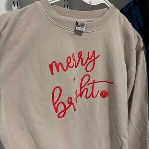 Pure Barre Christmas Oversized Crewneck Sweatshirt